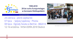 Desktop Screenshot of jumelages.org.pl